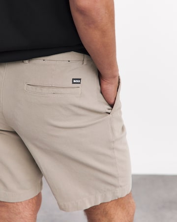 BOSS Beige Twill Short