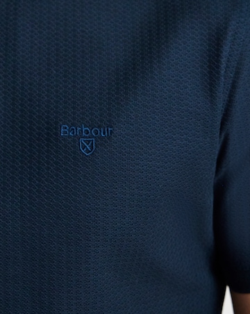 Barbour Backfield Tailored Zip Polo Shirt - Navy