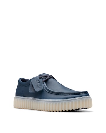 Clarks Torhill Lo Shoes - Navy