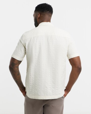 Only & Sons Textured Wilson Shirt - Cream