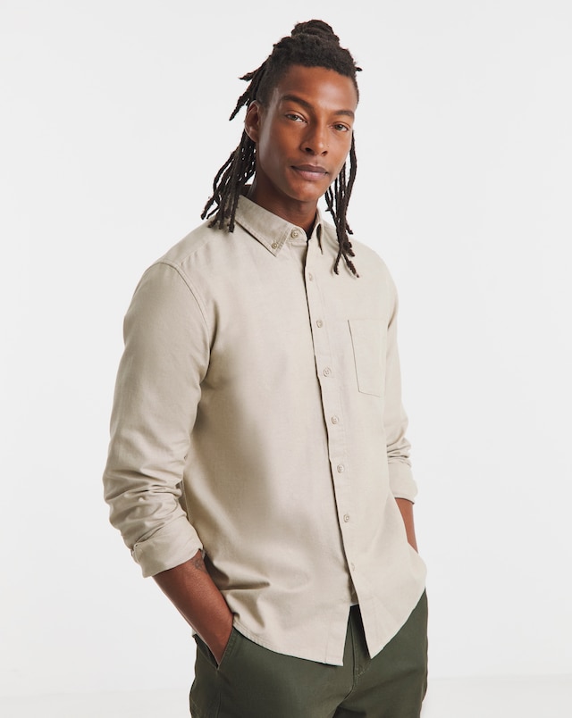Long Sleeve Oxford Shirt Long