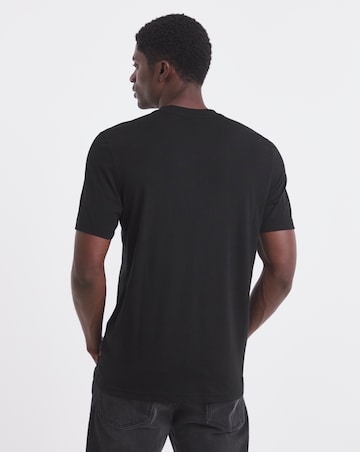 BOSS Short Sleeve Animal Print T-Shirt - Black