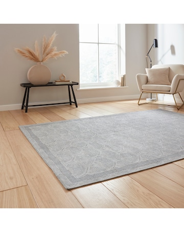 Catherine Lansfield Deco Peacock Washable Rug