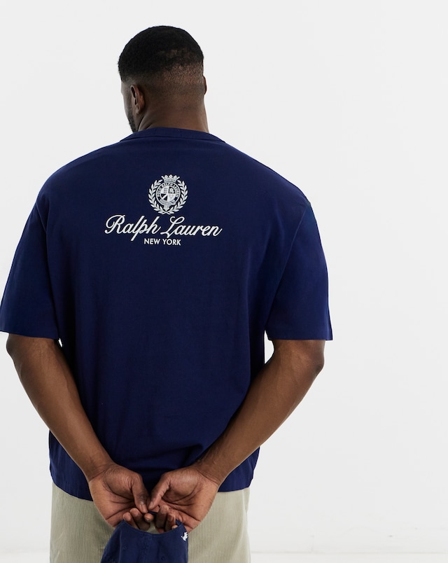 Polo Ralph Lauren Short Sleeve Back Graphic T-Shirt - Navy