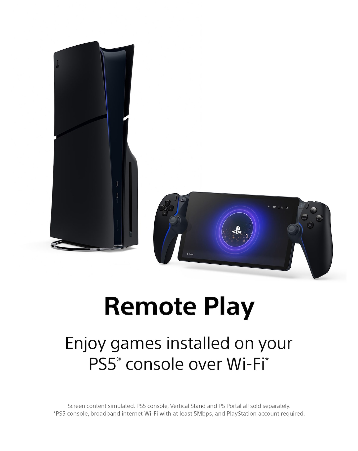 PlayStation Portal Remote Player - Midnight Black | Jacamo