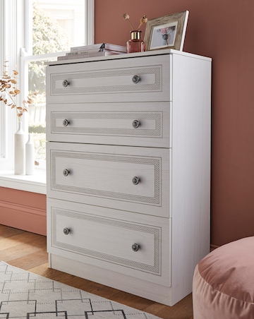 Richmond Ready Assembled 4 Drawer Chest