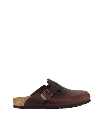 Birkenstock Classic Oiled Leather Boston Clogs - Habanna