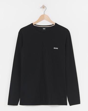 Boss Mix & Match Long Sleeve Lounge T-Shirt - Black