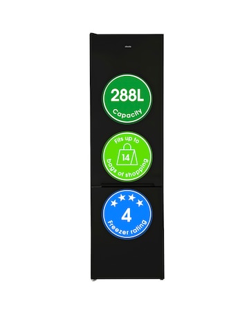 Abode A180FF541E1B 70/30 Fridge Freezer - Black