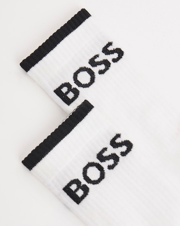 BOSS 6 Pack White Sports Socks