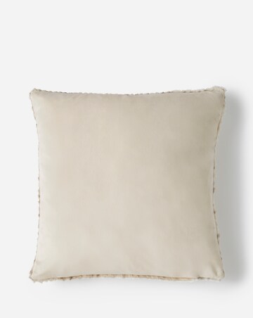 Bobble Textured Faux Fur Cushion