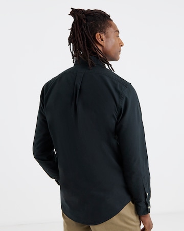 Polo Ralph Lauren Long Sleeve Yarn Dyed Oxford Shirt - Black