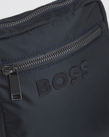 BOSS Catch Cross Body Reporter Bag - Navy