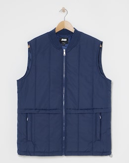 Navy Padded Gilet