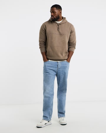 Jack & Jones Star Logo Hoodie - Brown