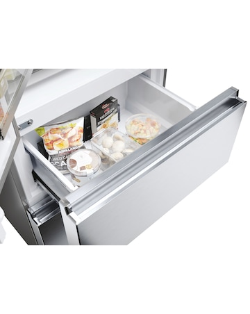Haier HFR5719ENMG 70cm French Door Fridge Freezer - Silver