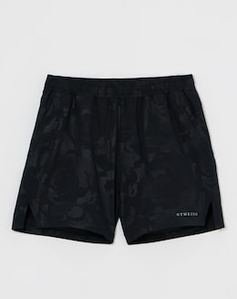 Gym King Debossed Camo Shorts