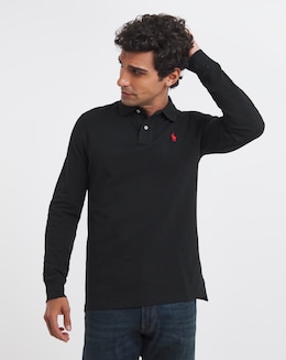 Polo Ralph Lauren Classic Long Sleeve Polo - Black