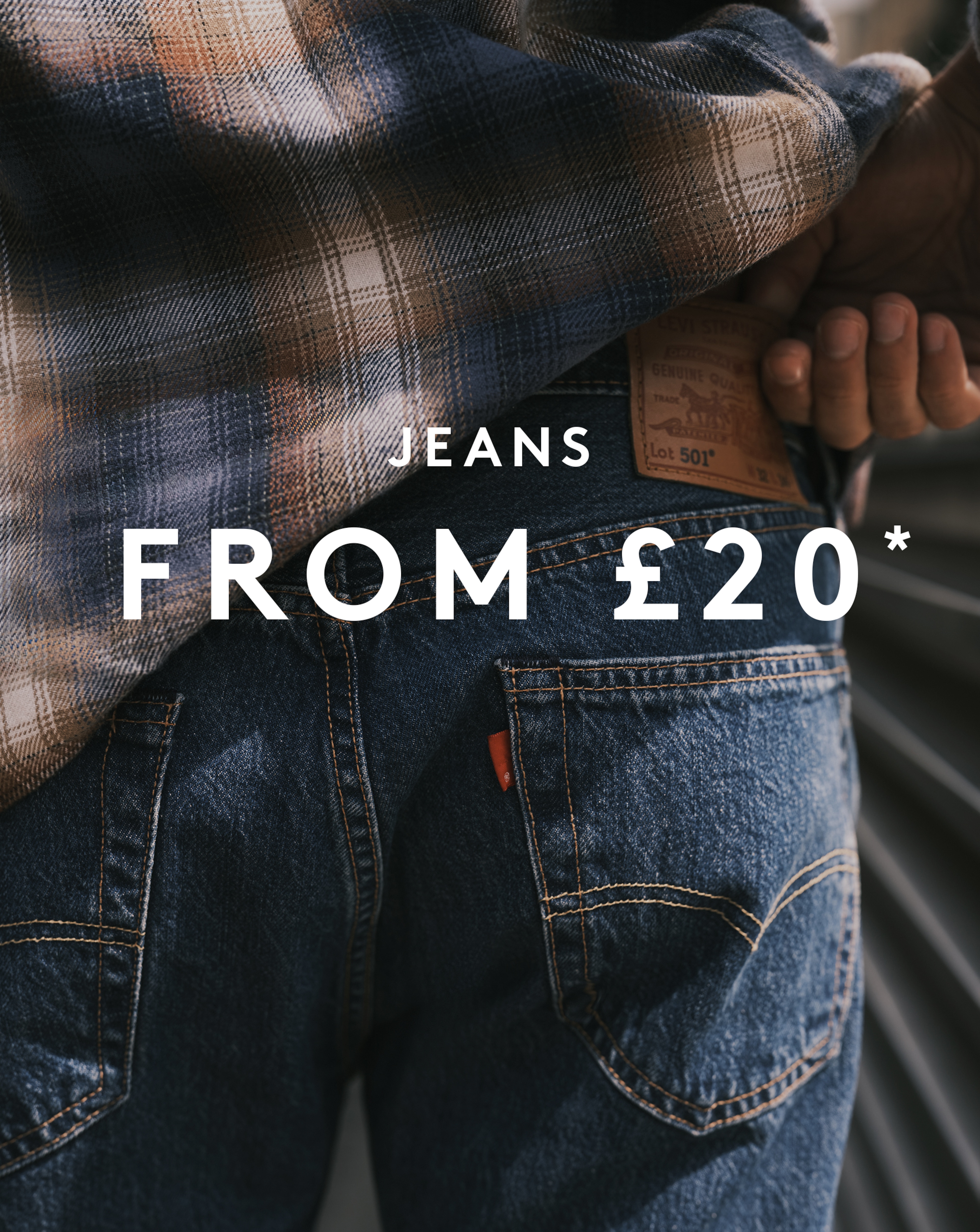 Jeans from £20* Model wears Levi's 511 Slim Fit Jean - Dark Indigo