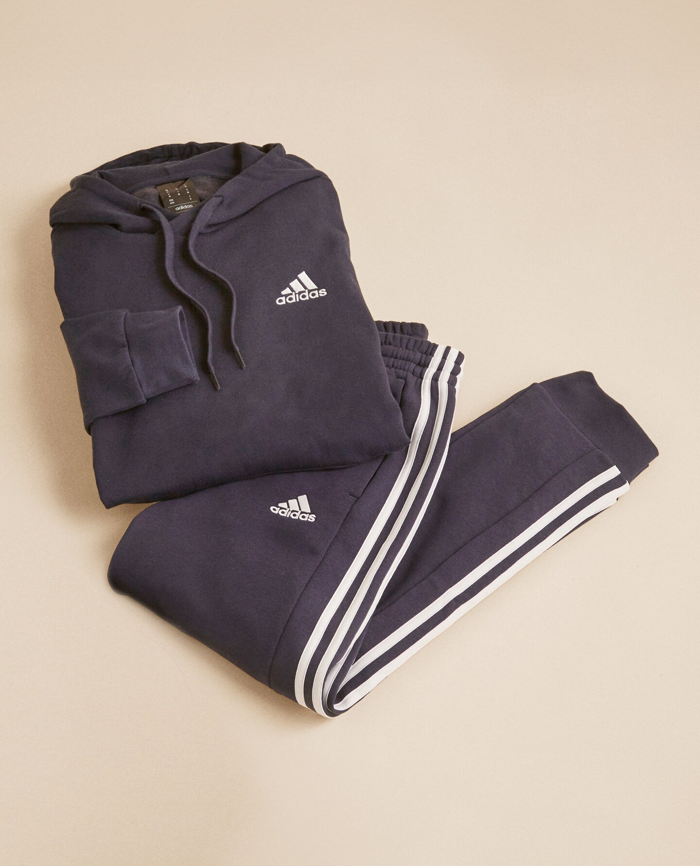 a black track suit