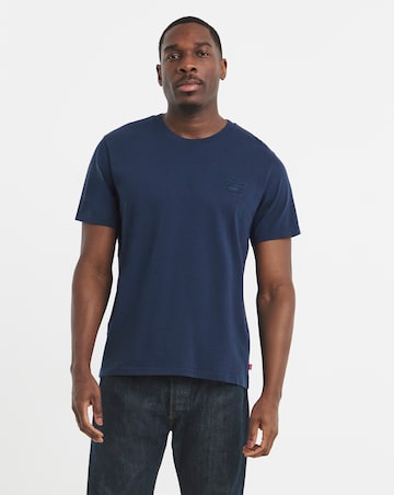 Levi's Short Sleeve Chest Graphic T-Shirt - Navy
