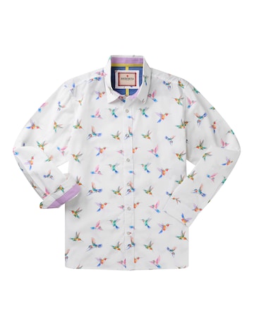 Joe Browns Summer Days Bird Shirt - White