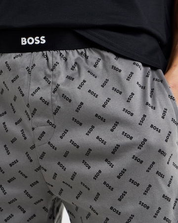BOSS Relax Fit Gift Box Pyjama Set - Dark Grey