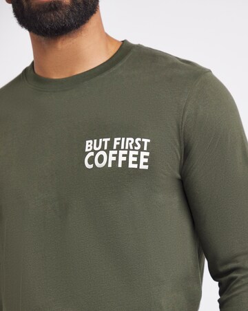 Coffee Graphic PJ Set