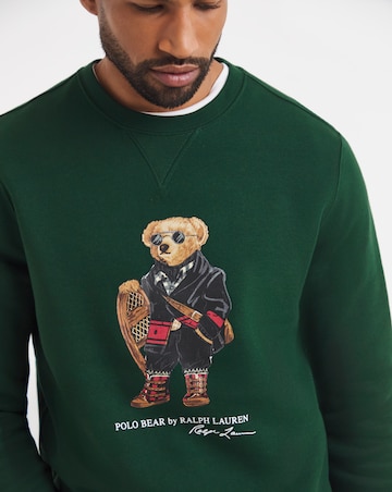 Polo Ralph Lauren Christmas Bear Crew Sweat - Green