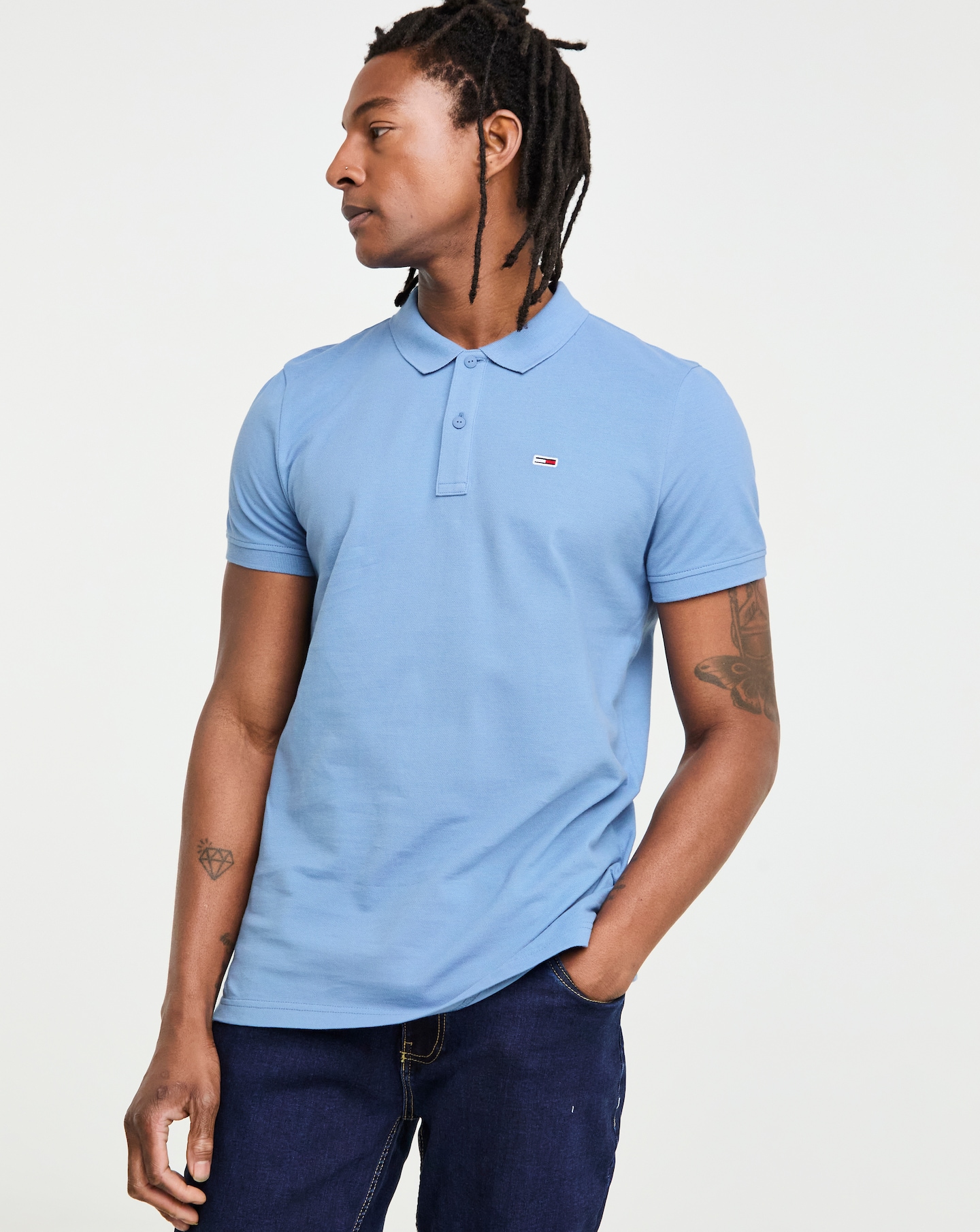 Tommy Jeans Short Sleeve Placket Polo Jacamo