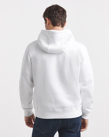 Tommy Hilfiger Embroidered Flag Hoodie - White