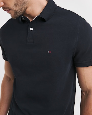 Tommy Hilfiger Short Sleeve Navy 1985 Pique Polo Shirt