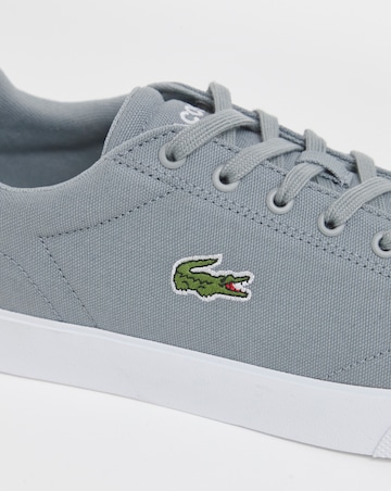 Lacoste Lerond Set Canvas Trainers - Grey/White