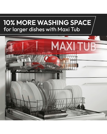 Hoover H-Dish 500 HF4B7F0W-80 14 Place Full Size WiFi Dishwasher White Install