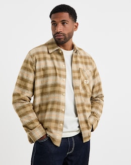 Dickies Forest Brushed Check Shirt - Light Beige