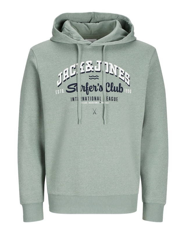 Jack & Jones Logo Hoodie - Green