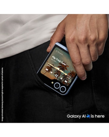 Samsung Galaxy Z Flip6 256GB 5G - Silver Shadow - Galaxy AI