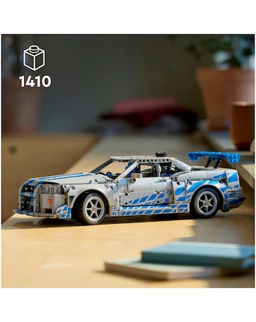 LEGO Technic 2 Fast 2 Furious Nissan Skyline GT-R (R34) Car Model Kit 42210