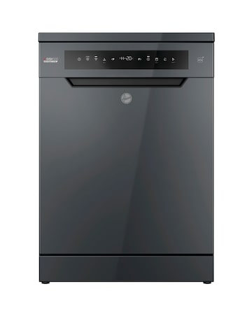 Hoover H-Dish 500 HF 4B7F0A-80 14 Place, Full Size Wifi Dishwasher - Graphite