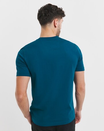 BOSS Short Sleeve Blue Raised Logo T-Shirt