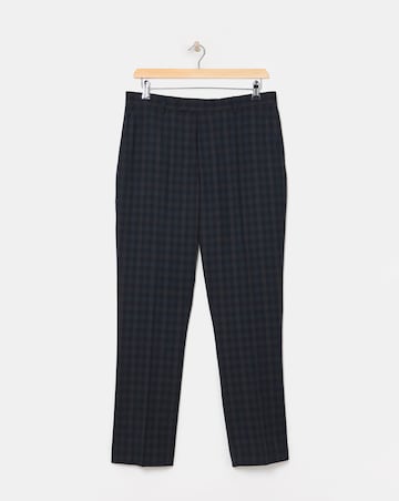 Gingham Check Suit Trousers