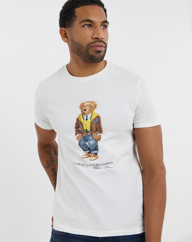 Polo Ralph Lauren Short Sleeve Bear T-Shirt - Ecru