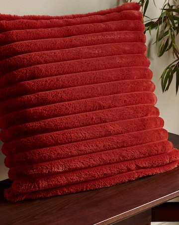 Catherine Lansfield Cosy Ribbed Cushion