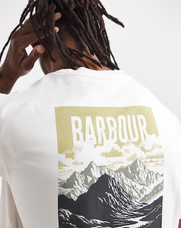 Barbour Short Sleeve Morden Relaxed Graphic T-Shirt - Neutral