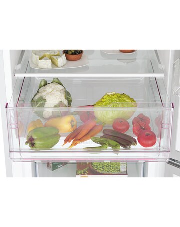 Candy CCT3L517EWSK-1 176cm High 50/50 Fridge Freezer - Silver