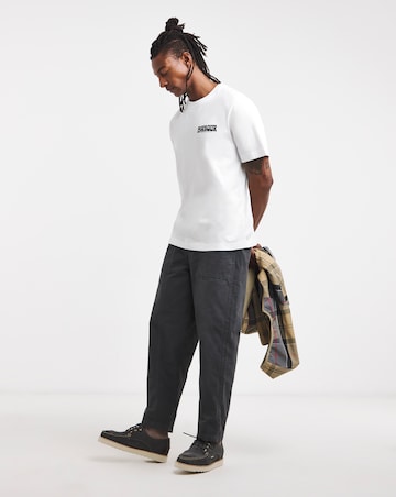 Barbour Frome Short Sleeve Relaxed Back Graphic T-Shirt - White