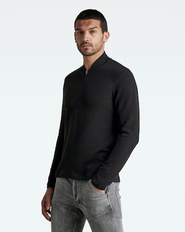 G-Star RAW Black Tweeter Track Half Zip
