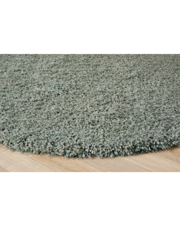 Chicago Light Neutrals Shaggy Circle Rug