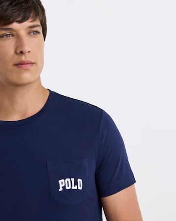 Polo Ralph Lauren Short Sleeve Bear Back Graphic T-Shirt - Navy