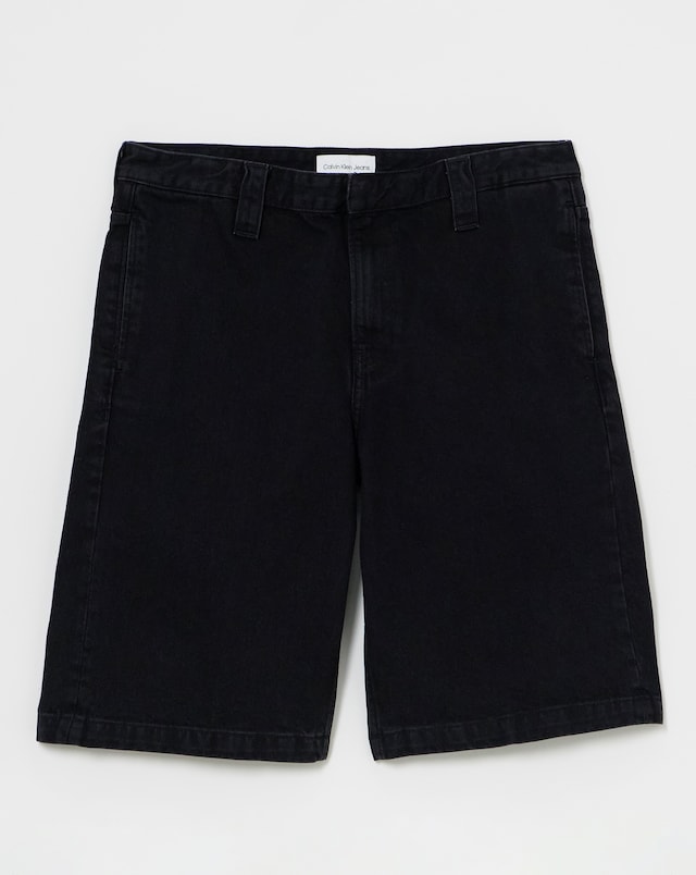 Calvin Klein Jeans Black Denim Shorts